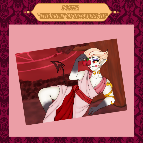 Hazbin Hotel Poster/Print ''THE FRUIT OF KNOWLEDGE''