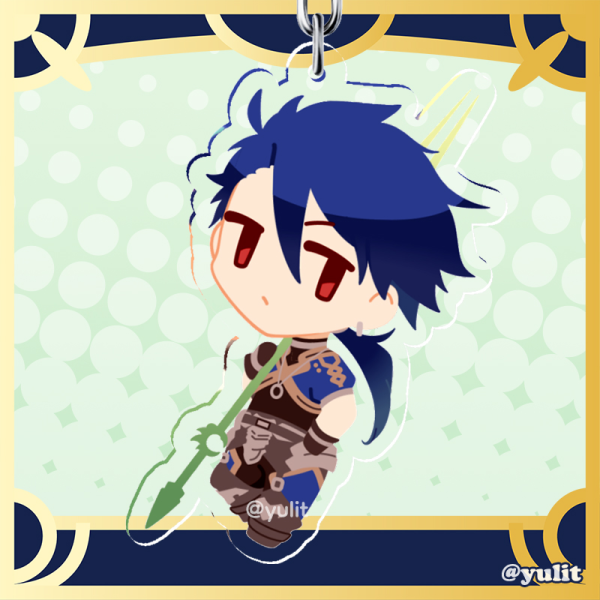 FGO - Lancer Cu Prototype Keychain