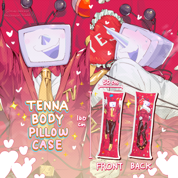 Sleep with Mr. Ant Tenna! [ Tenna Body Pillowcase ]