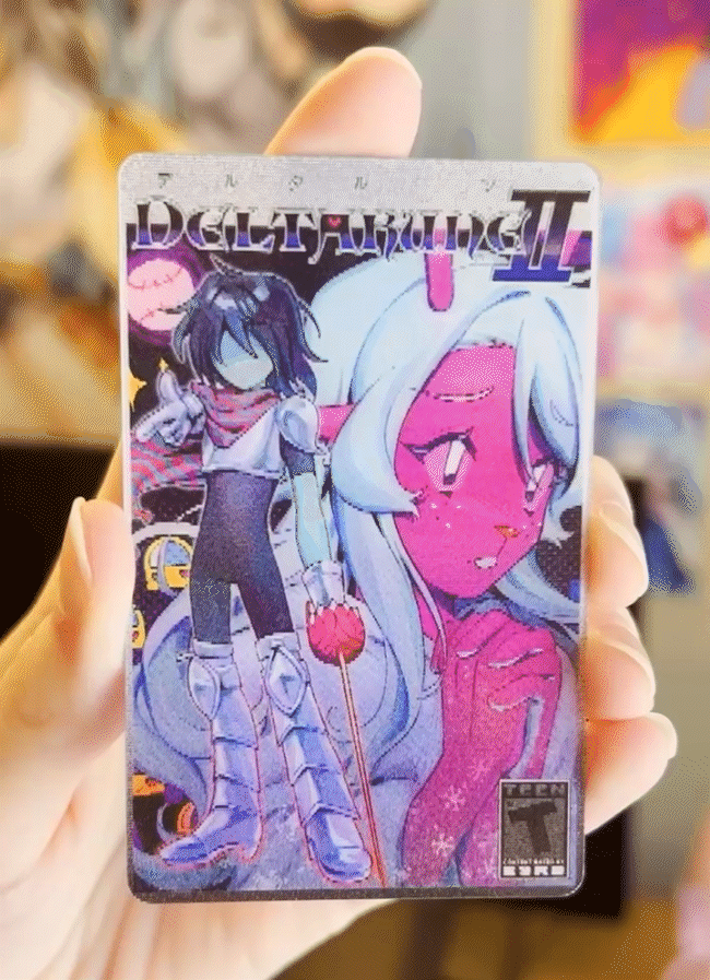 Deltarune Weird Route Lenticular Card