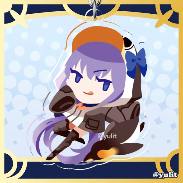FGO - Lancer Mysterious Lambda Keychain