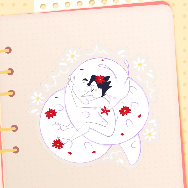 Clear SpamTenna Sticker⛅