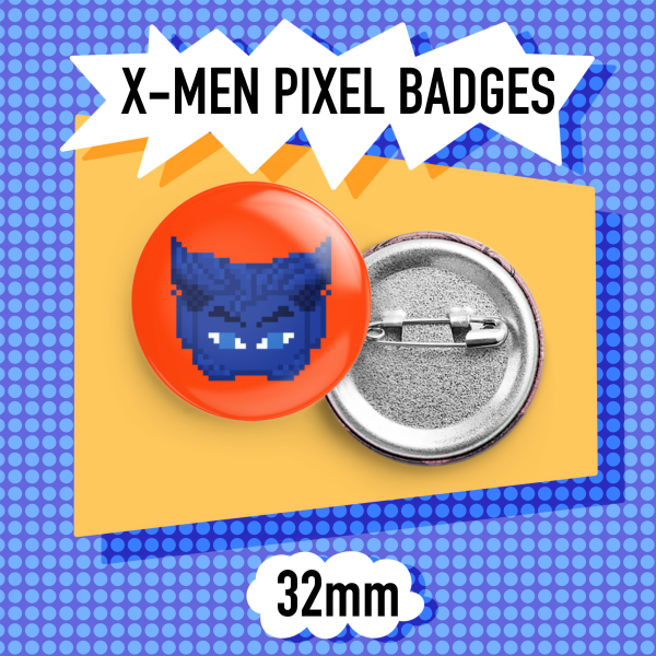 Beast/Hank McCoy- 32mm Round Badge