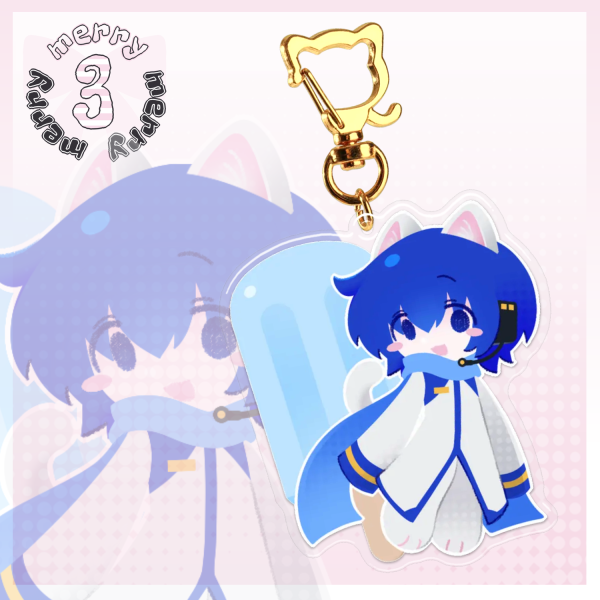 Neko Kaito (Acrylic Keychain) :3