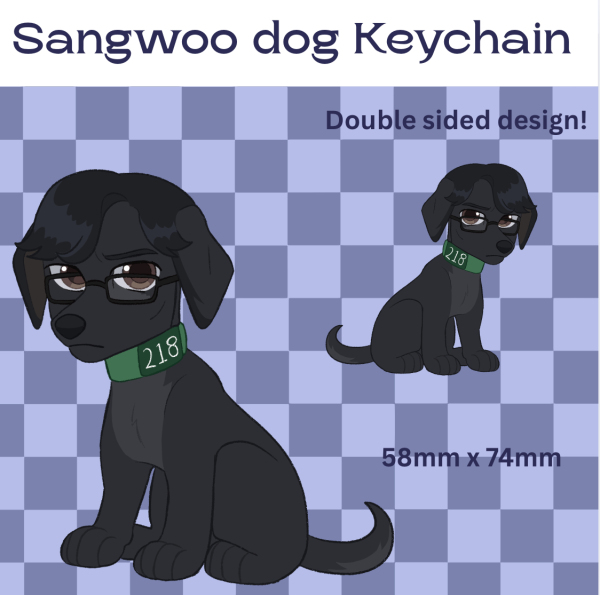 Sangwoo / 218 Squid Game dog Acrylic Keychain