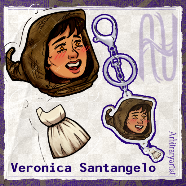 VERONICA SANTANGELO - Fallout Acrylic Keychain