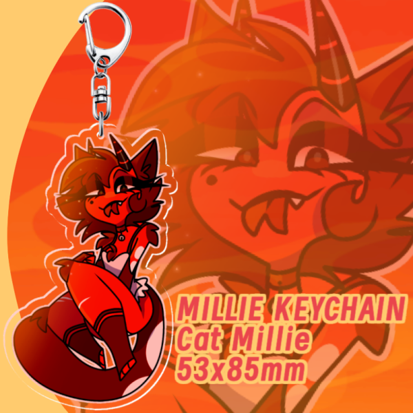 CAT MILLIE |Millie keychain