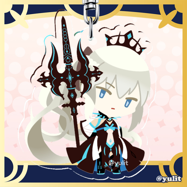 FGO - Berserker Morgan Keychain