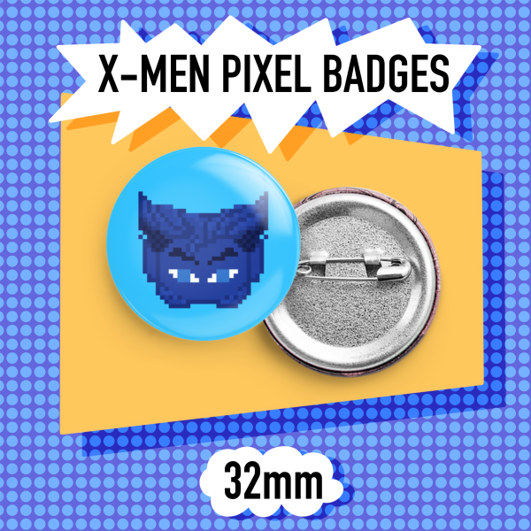 Beast/Hank McCoy- 32mm Round Badge