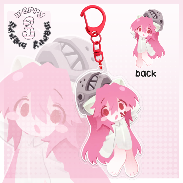 Elfen Lied Lucy / Nyu (Acrylic Keychain) :3