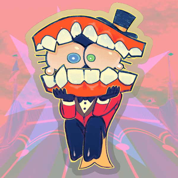sad little guy sticker