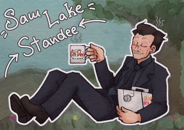 Sam Lake Acrylic Standee