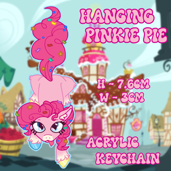 Pinkie Pie Acrylic Keychain - My Little Pony