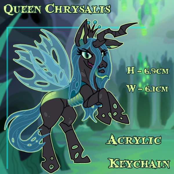Queen Chrysalis Acrylic Keychain - My Little Pony