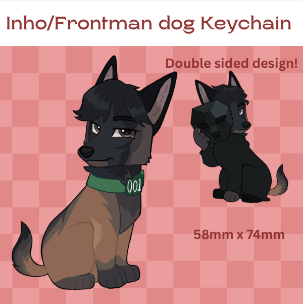 Inho / 001 / Front man Squid game dog Acrylic Keychain