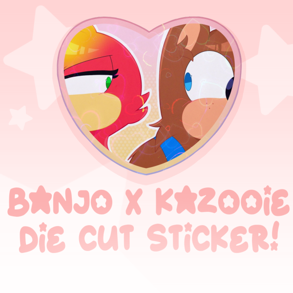 Banjo x Kazooie Die Cut Sticker