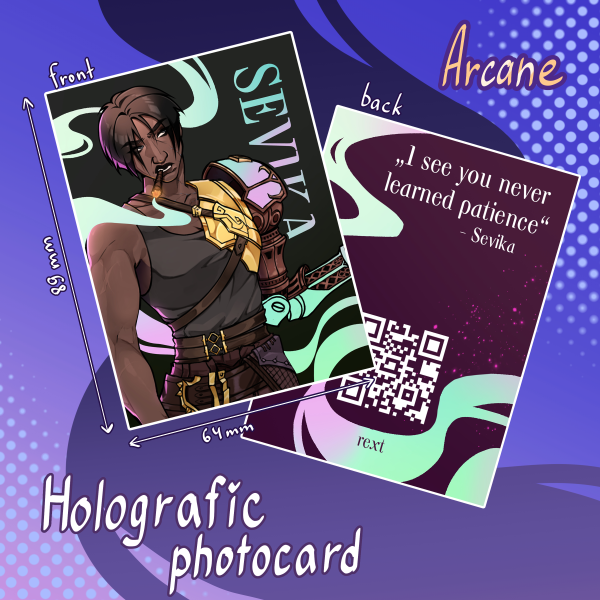 Sevika Holographic Photocard