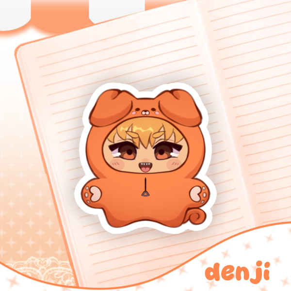 denji onesie sticker ⋆ chainsaw man