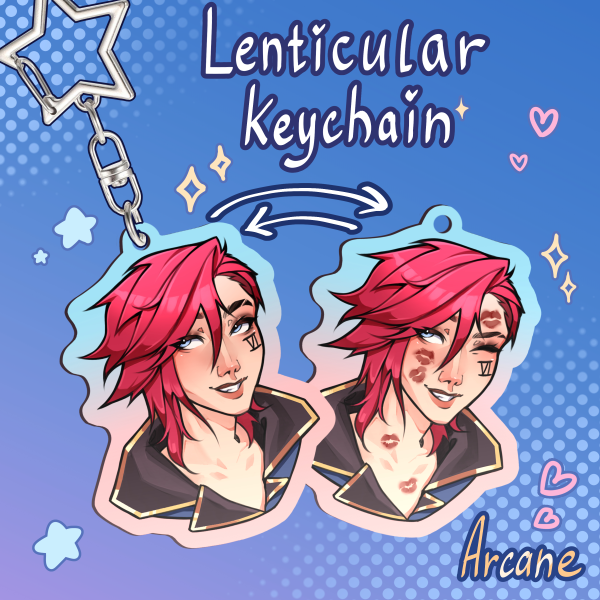 Vi Arcane Lenticular Acrylic Pendant