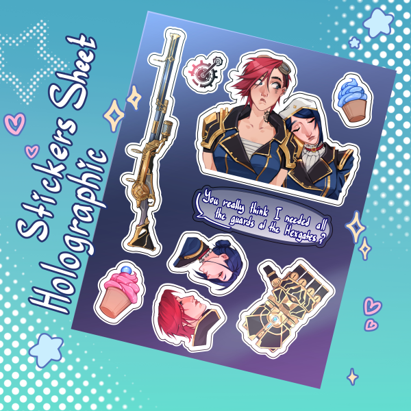 Caitvi Arcane Stickers Sheet