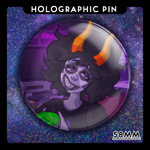 Gamzee Makara (Homestuck) | Holographic Pin