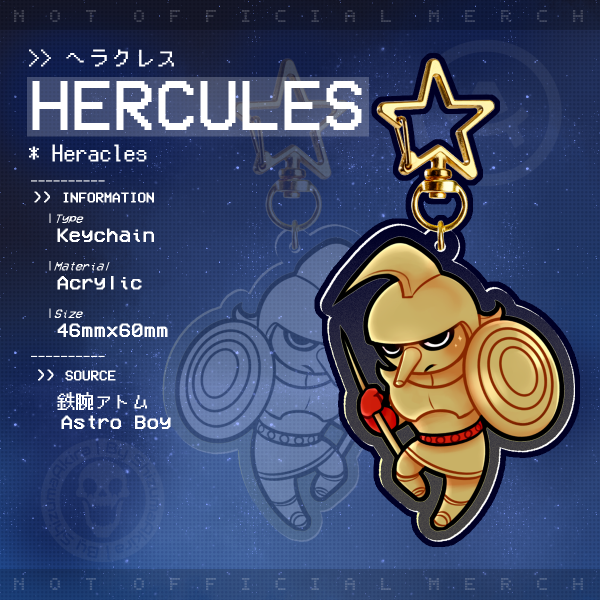 ASTRO BOY || Hercules acrylic keychain