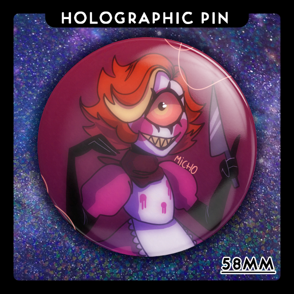 Niffty (Hazbin Hotel) | Holographic Pin