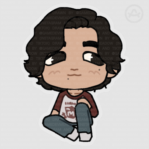Nick Furcillo The Quarry - Chibi Sticker V2