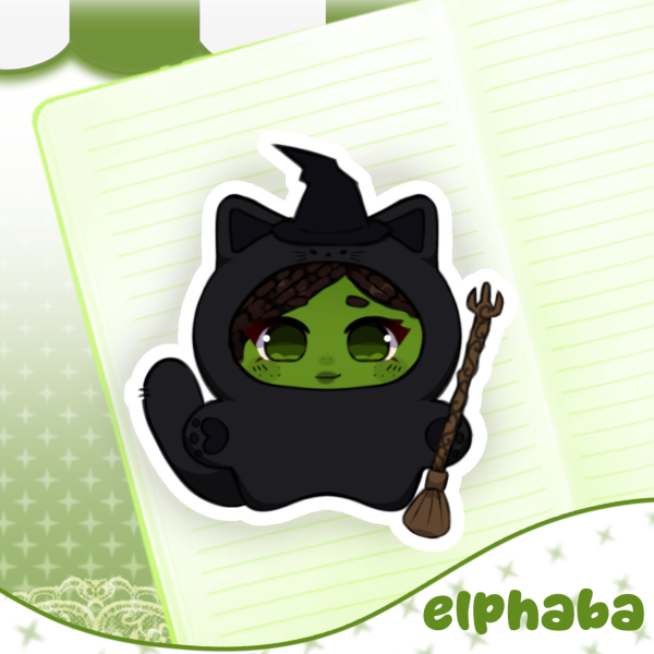 elphaba onesie sticker ⋆ wicked