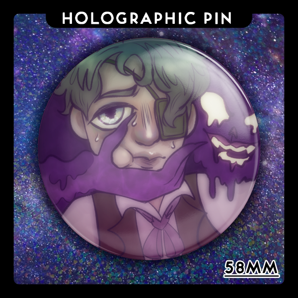 Daan/PocketCat (Fear & Hunger Termina) | Holographic Pin