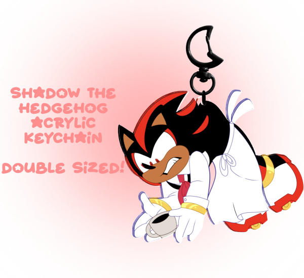 Shadow the Hedgehog Acrylic Keychain