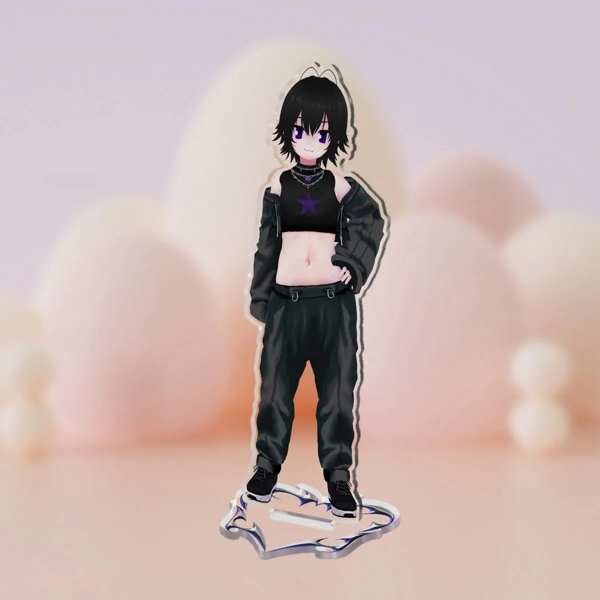 [VTUBERS] Gemini_Prince y2k goth fit acrylic standee