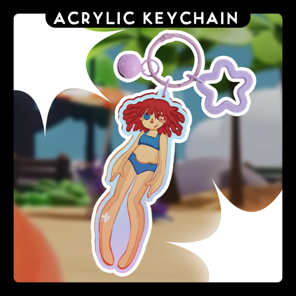 Beach Ragatha (TADC) | Double-Sided Keychain