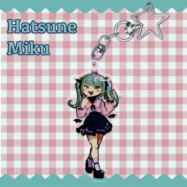 Vocaloid | Hatsune Miku Vampire keychain