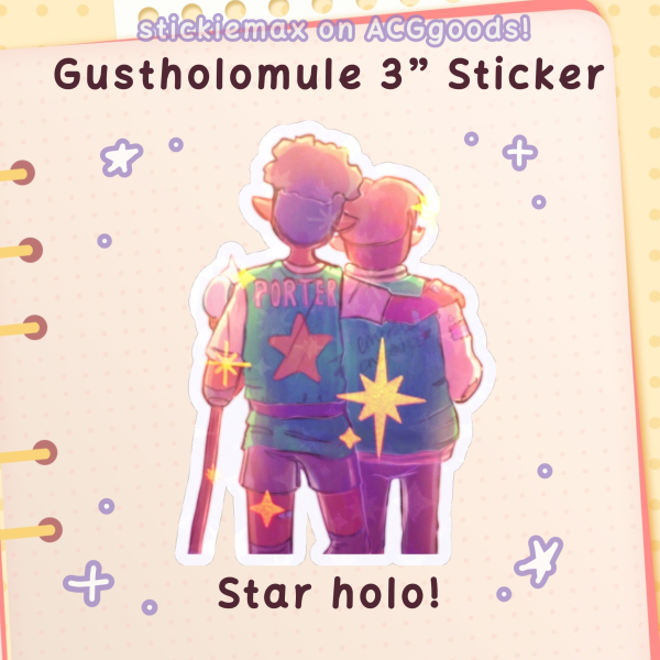 Gustholomule Die Cut Sticker
