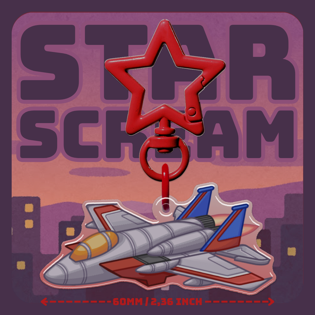 STARSCREAM SEEKER KEYCHAIN