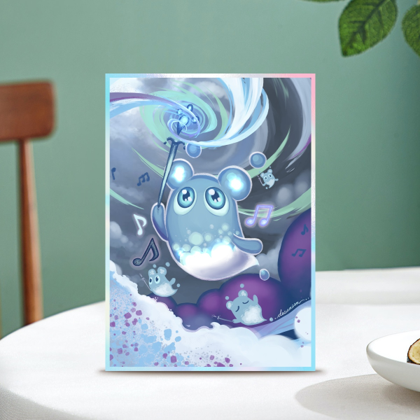 Nixie Art Boards with Rainbow-Edged - Larger Print