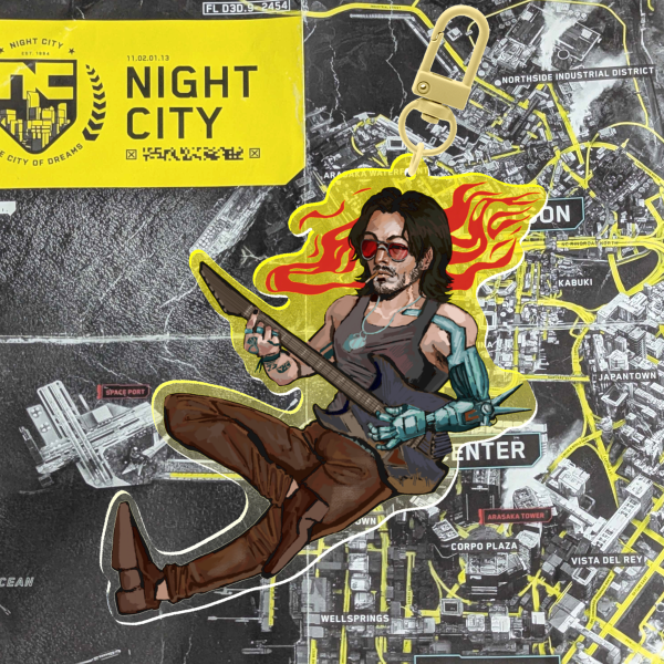 Johnny Silverhand - Keychain