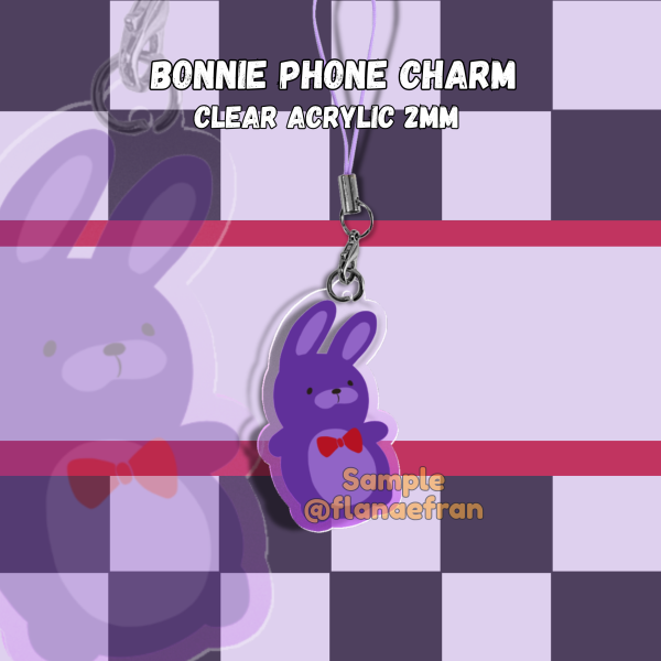 [FNAF] Bonnie Phone Charm