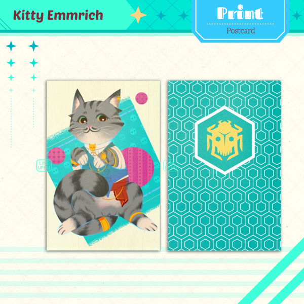 Kitty Emmrich - Pretty kitty (postcard)