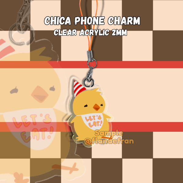 [FNAF] Chica Phone Charm