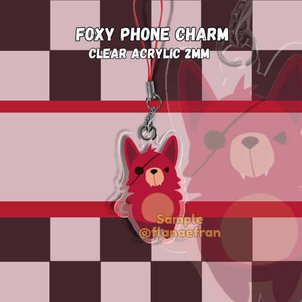 [FNAF] Foxy Phone Charm