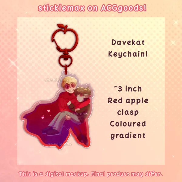 Davekat Acrylic Keychain
