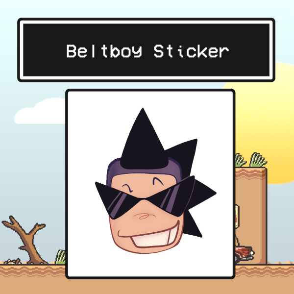Beltboy Sticker