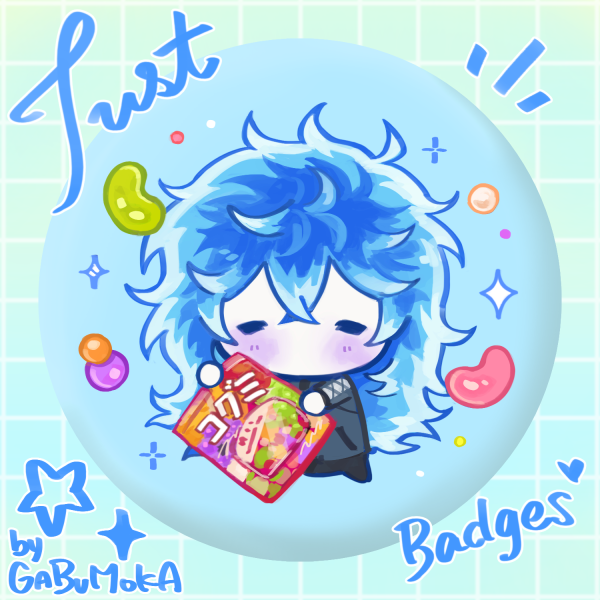 TWST Chibi Badge✧Idia