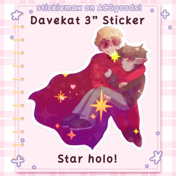 Davekat Die Cut Sticker