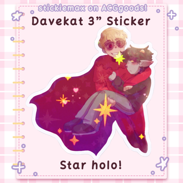 Davekat Die Cut Sticker