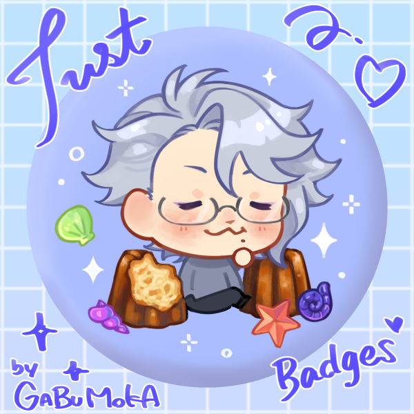 TWST Chibi Badge✧Azul