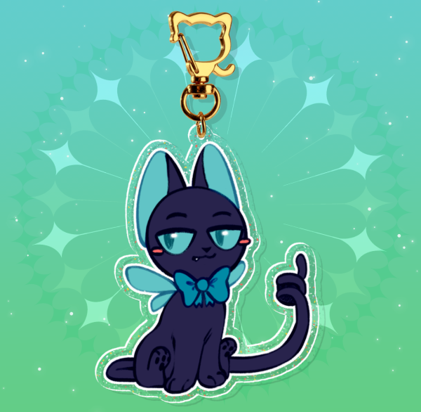 Spinel sun/spi || Glitter Acrylic Keychains