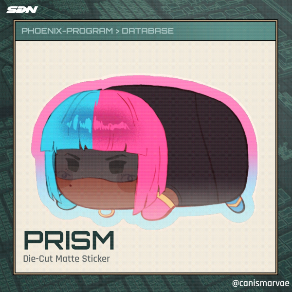 Prism (Dispatch) Tsum Die-Cut Matte Sticker